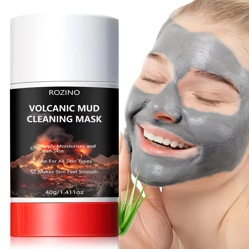 ROZINO Volcanic Mud Cleansing Mask Stick | Oil Control