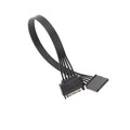 SATA 15-Pin Male to Female Flat Power Extension Cable 30cm