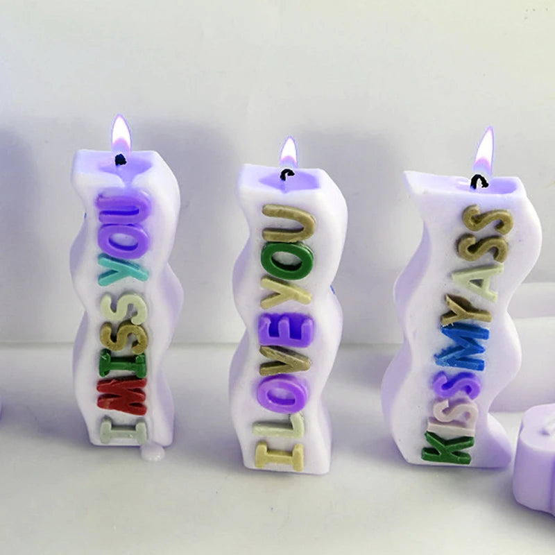 "I Love You" 3D Silicone Mold – Candle, Soap & Resin DIY