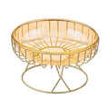 Metal Wire Fruit Basket with Removable Tray | M & L