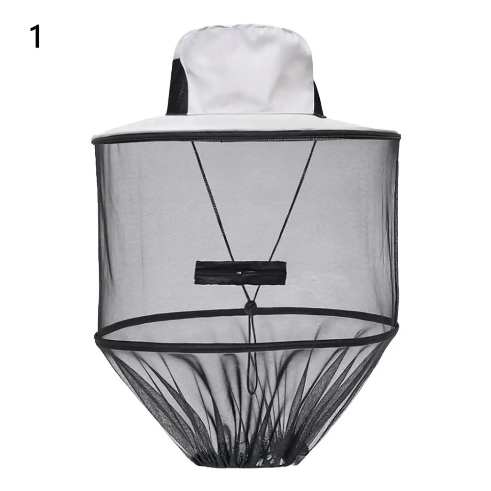 Foldable Mosquito Net Hat – Insect & Sun Protection Cap