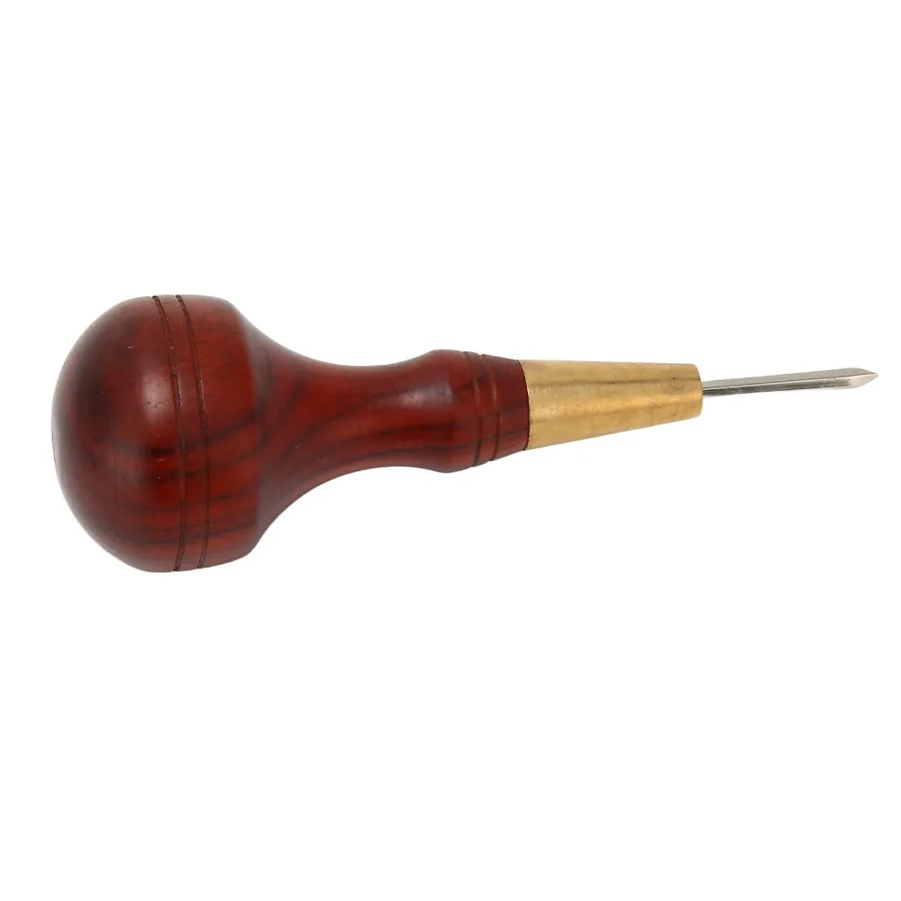 3mm Diamond Leather Stitching Awl – Rosewood Handle DIY Tool