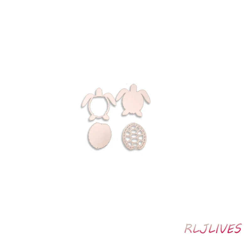 Turtle Shaker Metal Cutting Die – DIY Scrapbooking & Cards