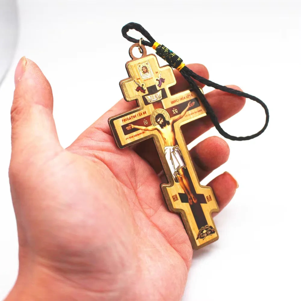 Orthodox Wooden Cross 10cm – Church & Home Altar Décor