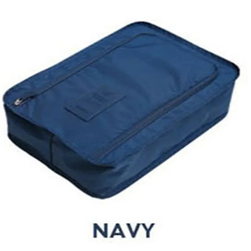Waterproof Travel Shoe Bag Organizer – Nylon Zipper Pouch