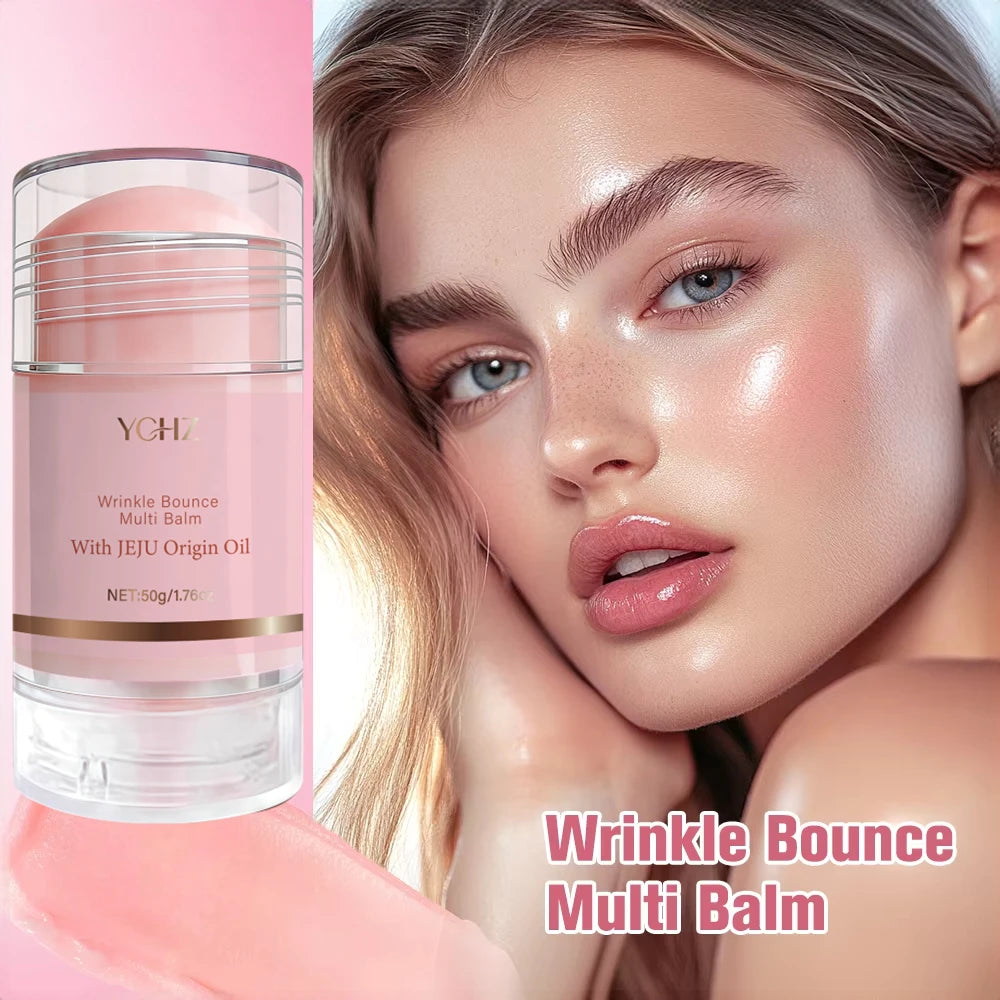 YCHZ Korean Pink Moisturizing Stick – Collagen Facial Essence