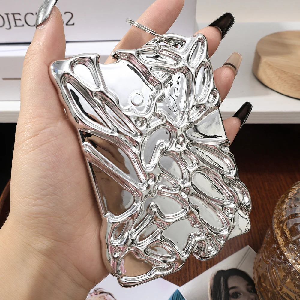 Silver Electroplated Kpop Photocard Sleeve Frame Protector