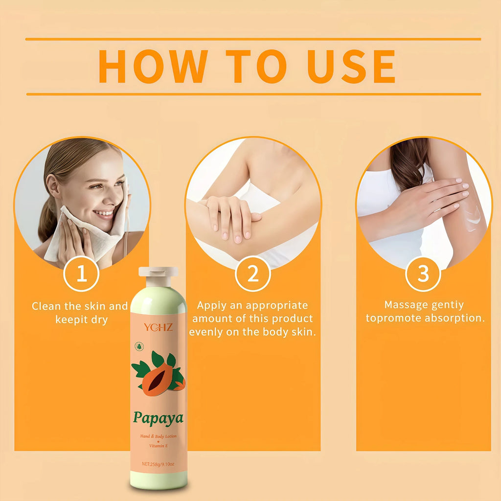 Papaya & Vitamin E Body Lotion – Moisturizing Skin Care