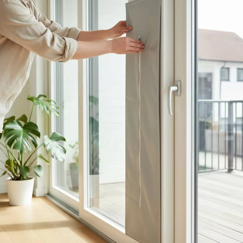 No-Drill Window Seal with Zipper | Portable AC Exhaust Cover