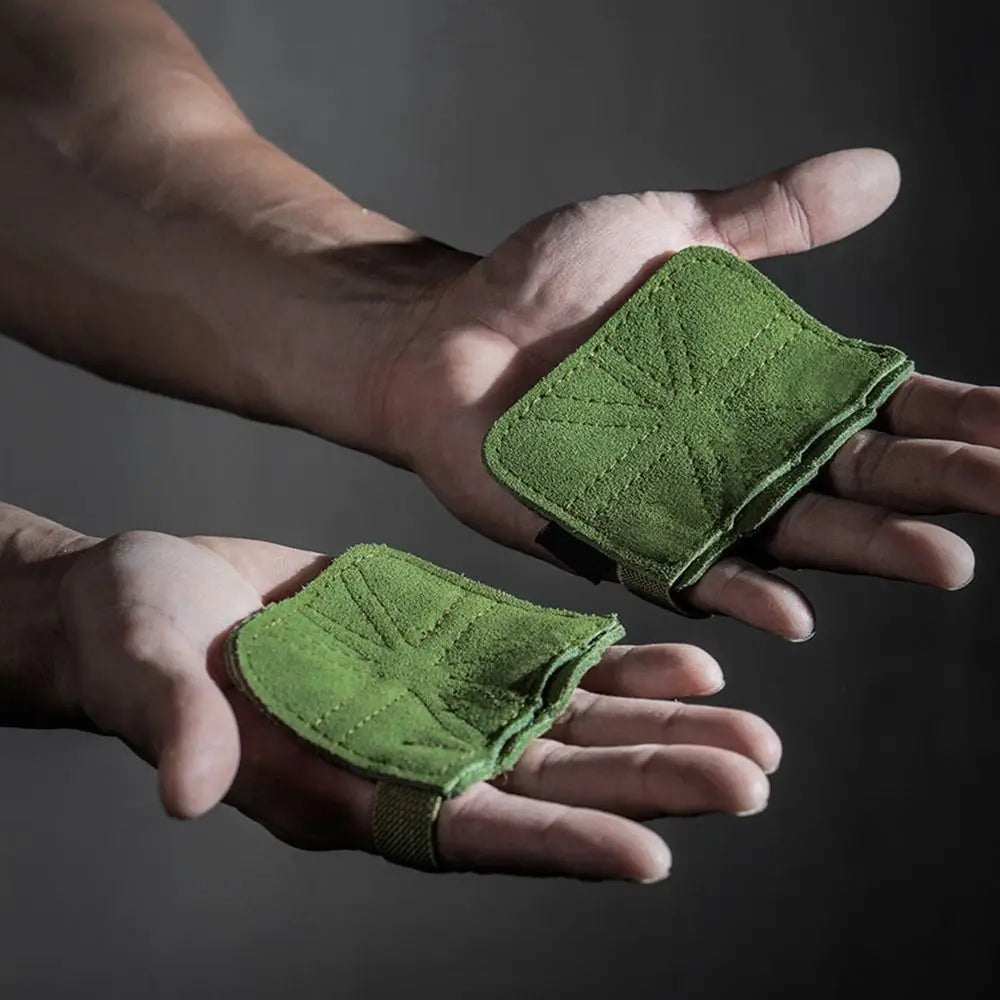 Half Finger Gym Gloves – Weight Lifting Palm Grip Pads