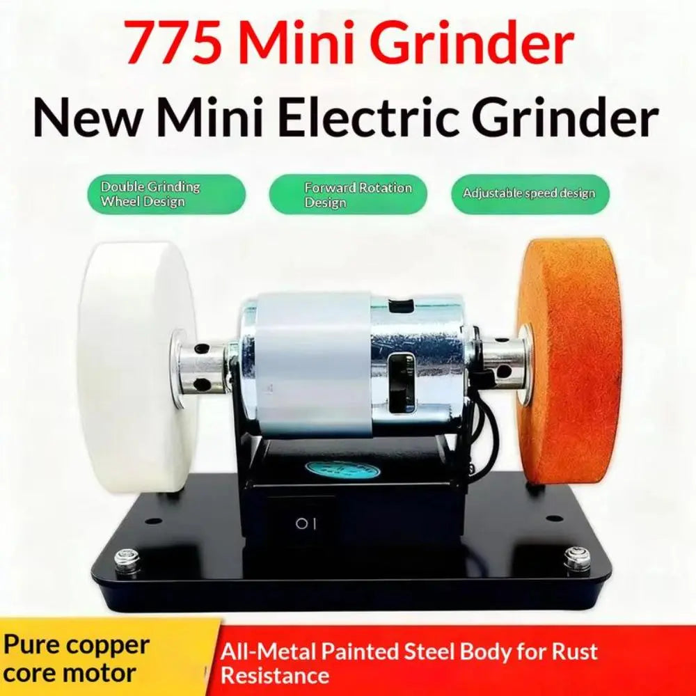 Mini Bench Grinder – Dual Wheel Variable Speed Electric