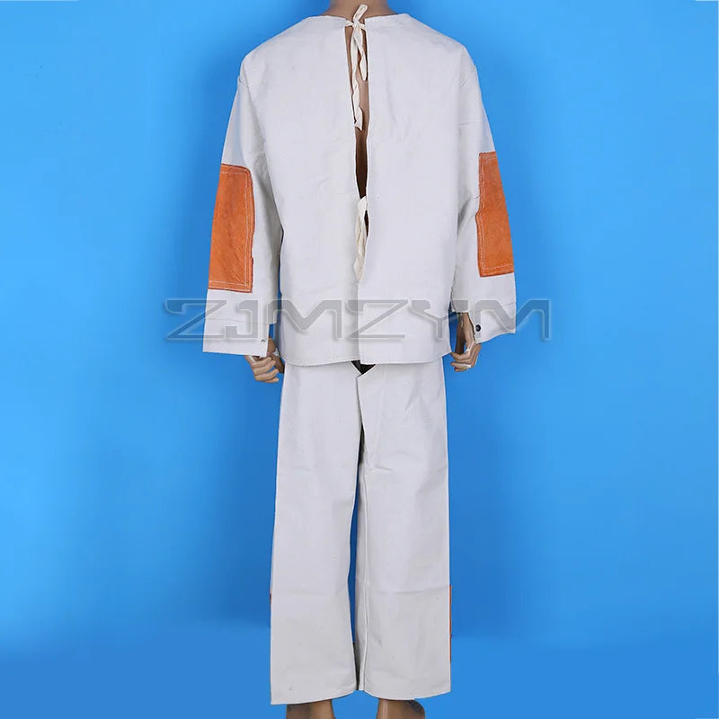 Canvas Cowhide Welding Suit – Flame Retardant Work Clothes