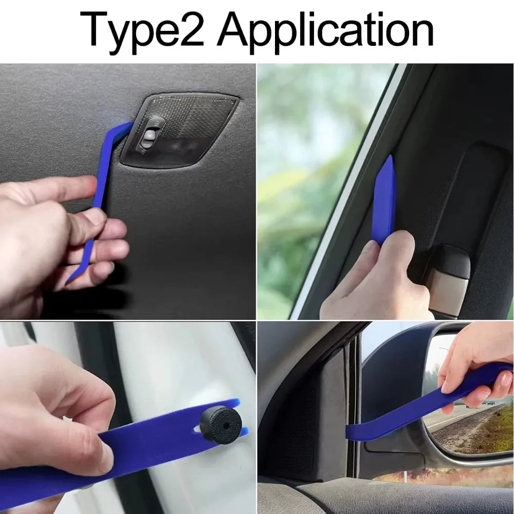 5-Piece Plastic Pry Bar Car Trim Panel Removal Tool Set