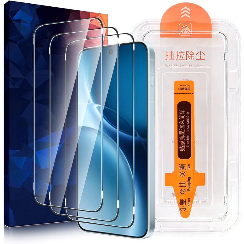Vivo X300/X300 Pro Tempered Glass Screen Protector + Install Kit