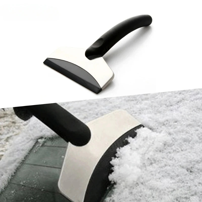 Stainless Steel Long Handle Car Snow Scraper & Ice Shovel