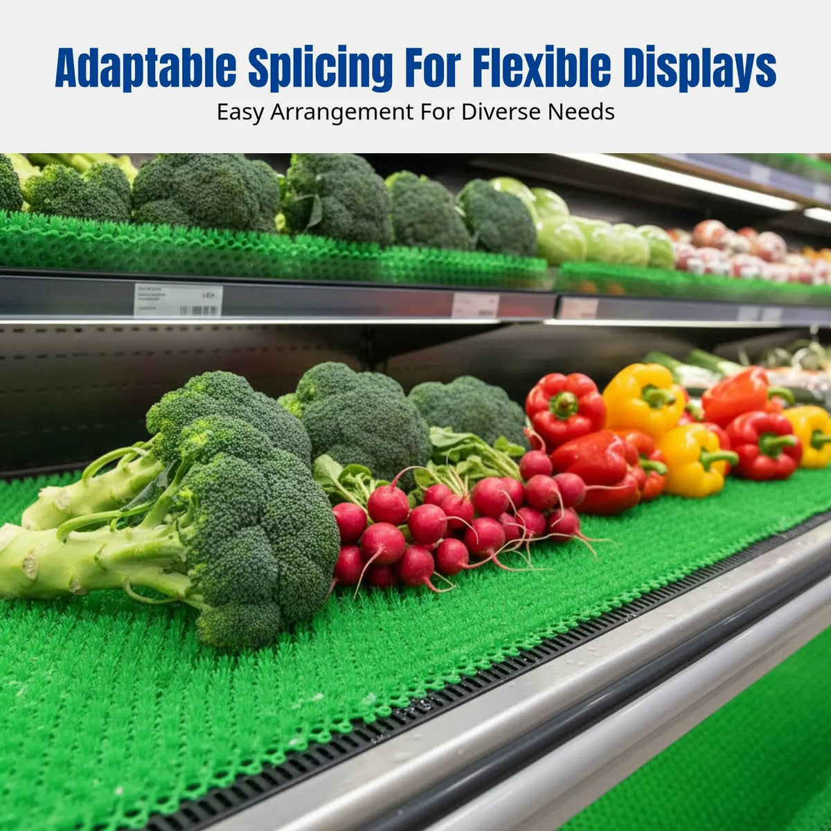 Splicable Artificial Grass Mat – Non-Slip Display Cabinet Pad
