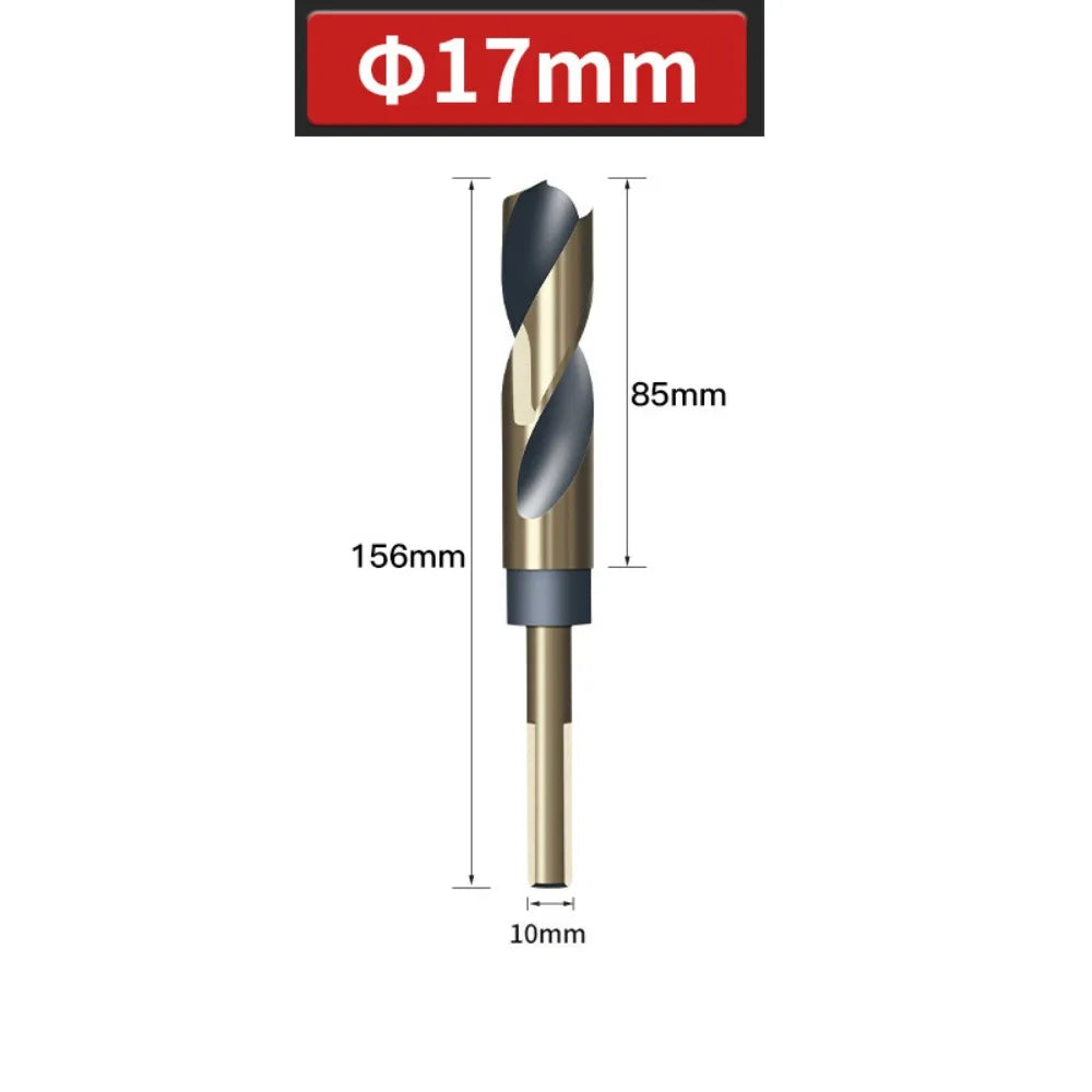HSS Cobalt Twist Drill Bit 12mm–20mm Reduced Round Shank