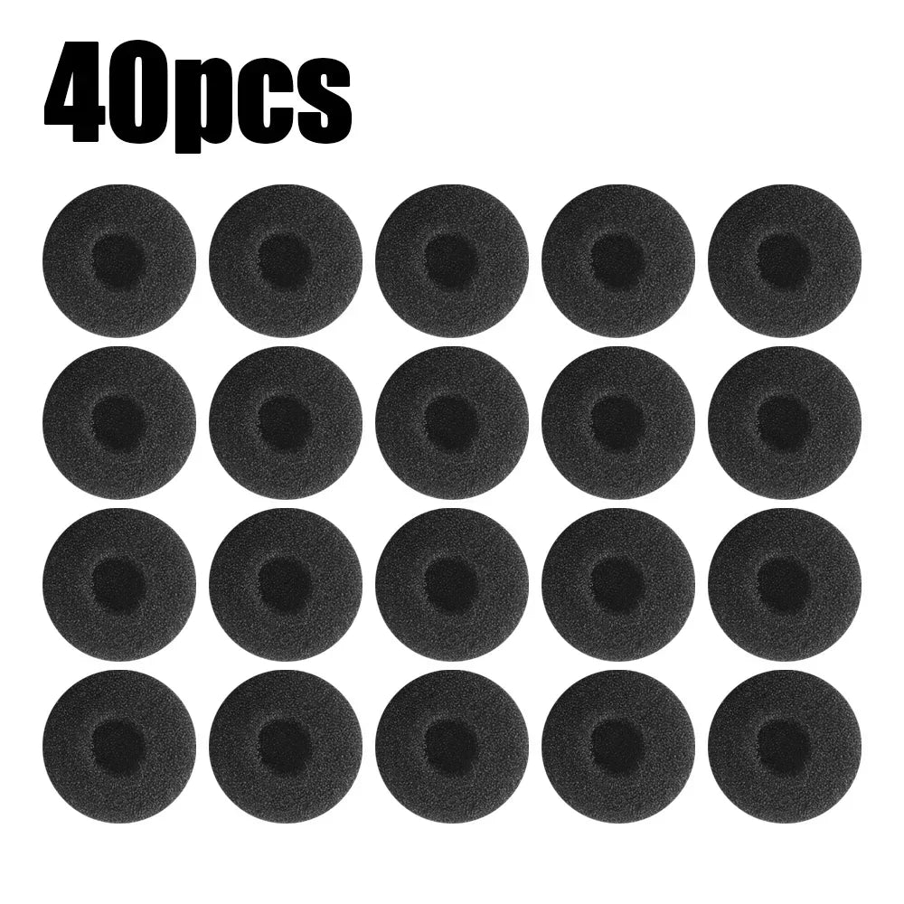 18mm Foam Earphone Ear Pads – Sponge Replacement Covers 20–200pk