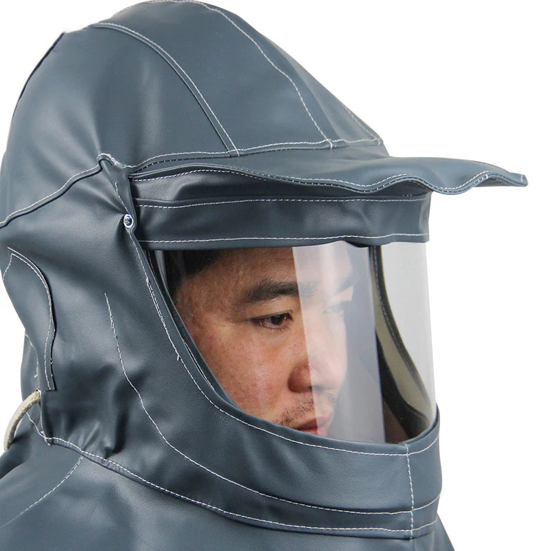 Sandblasting Hood Cap – Dust & Wind Protective Face Shawl