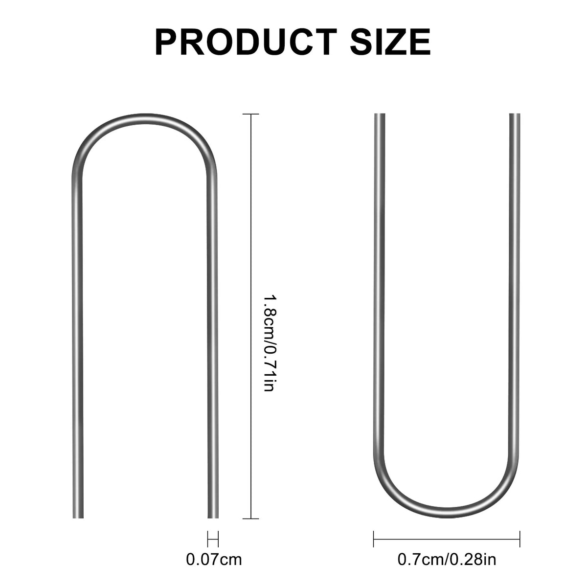 Tungsten U-Shaped Kiln Hooks for Pottery & Ceramics | 50/100 Pcs
