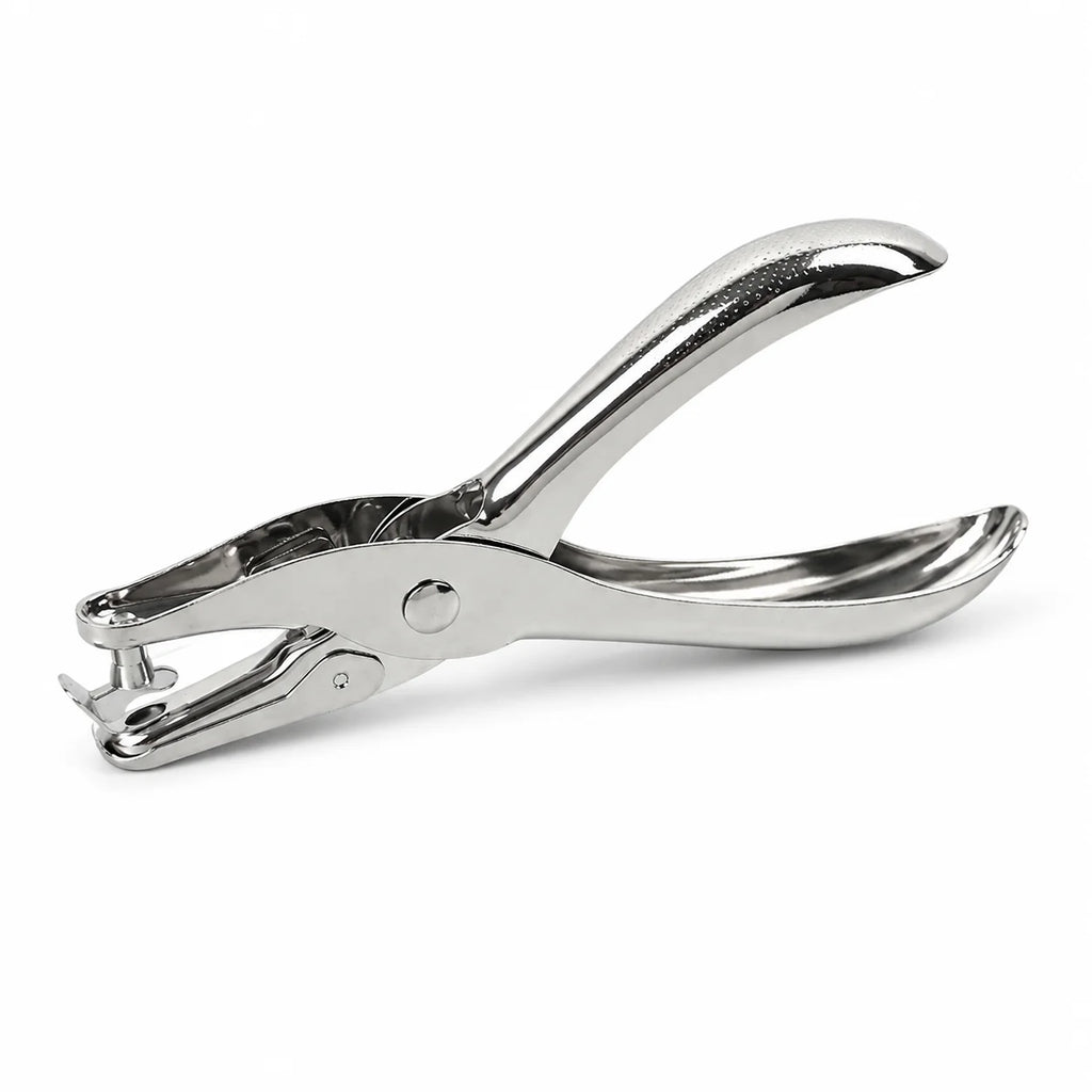 6mm Heavy Duty Handheld Single Hole Punch with Chip Collector