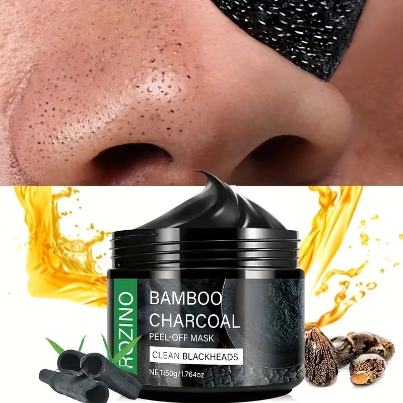 ROZINO Bamboo Charcoal Peel-Off Facial Mask 50g