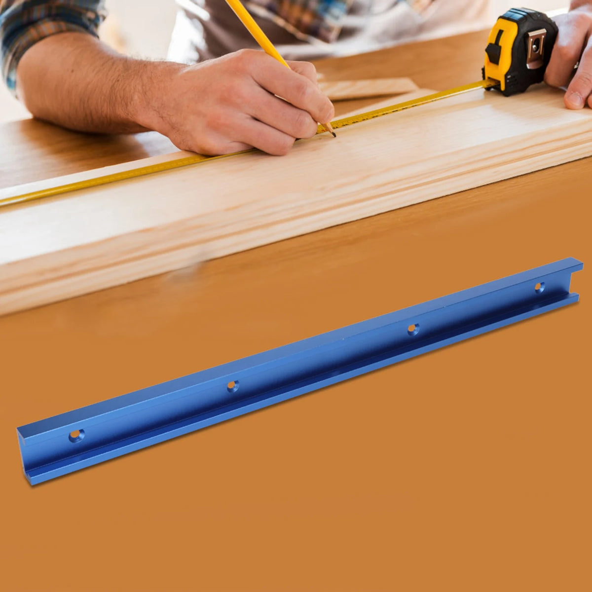 Aluminum T-Track Miter Jig Tool | 800/1000/1220mm Woodworking