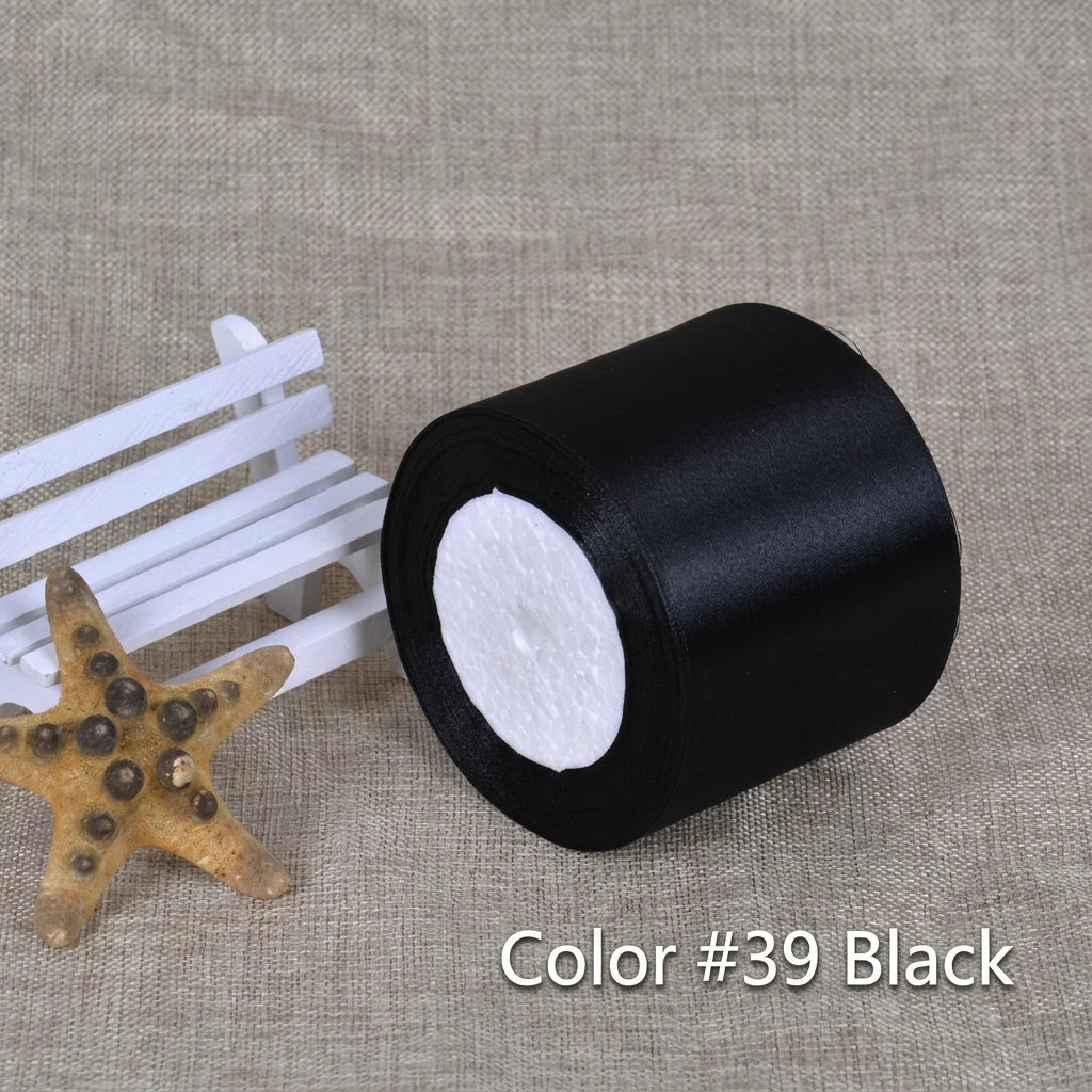 8cm Wide Satin Ribbon – Gift Wrapping & Wedding Décor