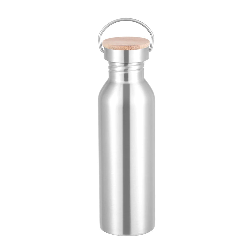 Stainless Steel Sports Water Bottle – Single Wall Flask 350–750ml