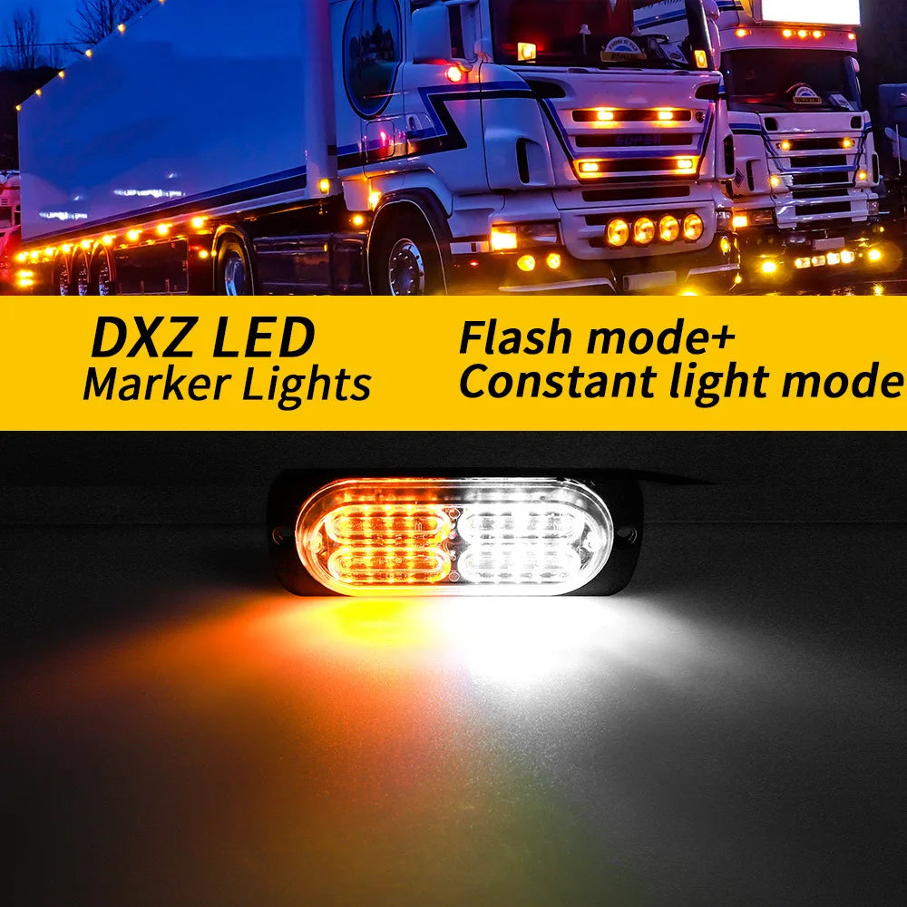12/24V LED Strobe Beacon Light – Truck, Trailer & Motorcycle