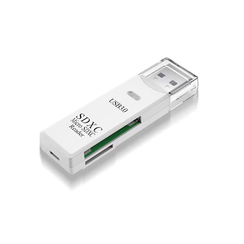 USB 3.0 SD & TF Card Reader – High-Speed 2-in-1 Adapter