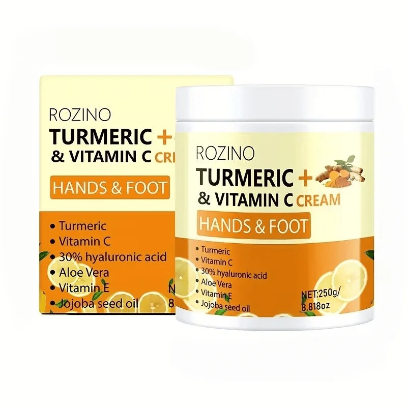 ROZINO 250g Turmeric Hand & Foot Moisturizing Repair Cream