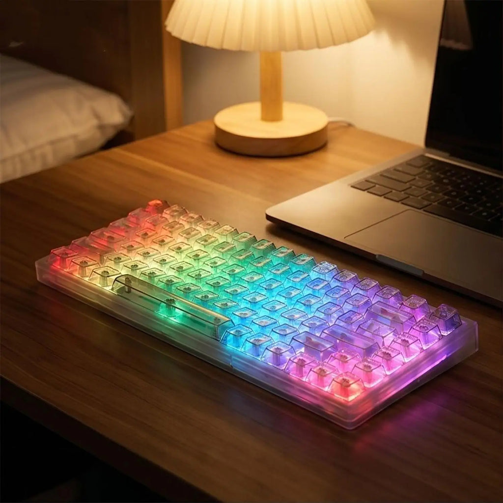 Universal Transparent Keycaps Kit – 10-Pack for Mechanical Keyboard