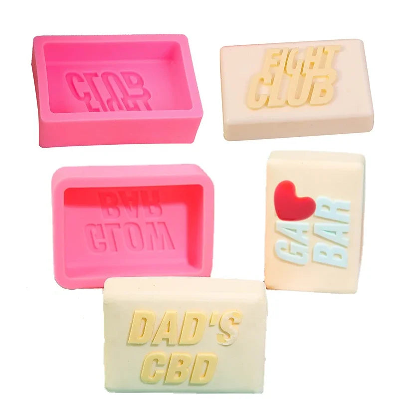 Silicone Letter & Shape Mold – Soap, Candle & Chocolate DIY