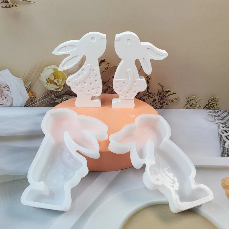 Easter Bunny Silicone Mould – Candle, Gypsum & Resin DIY