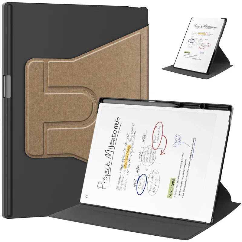 reMarkable Paper Pro 11.8" 360° Rotating Case & Pen Holder