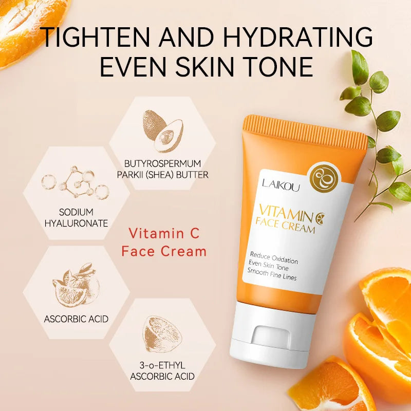LAIKOU Vitamin C Sakura Face Cream – Moisturizing & Brightening
