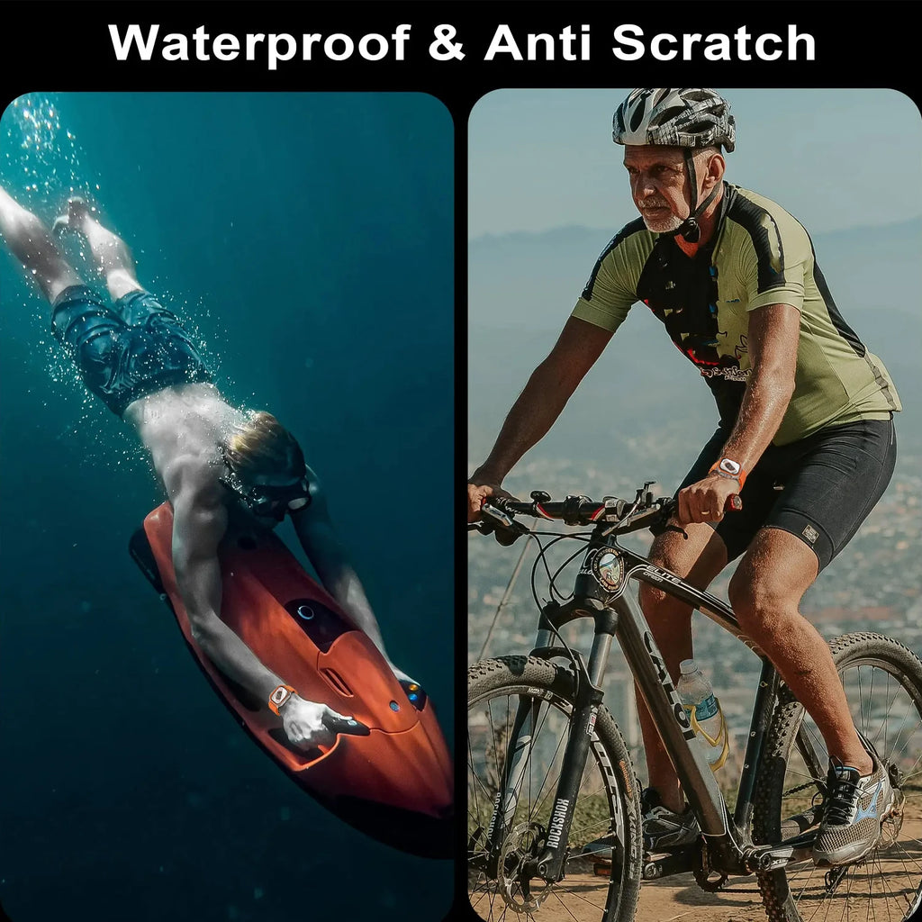 Metal Frame & Glass Screen Protector – Apple Watch Ultra 49mm