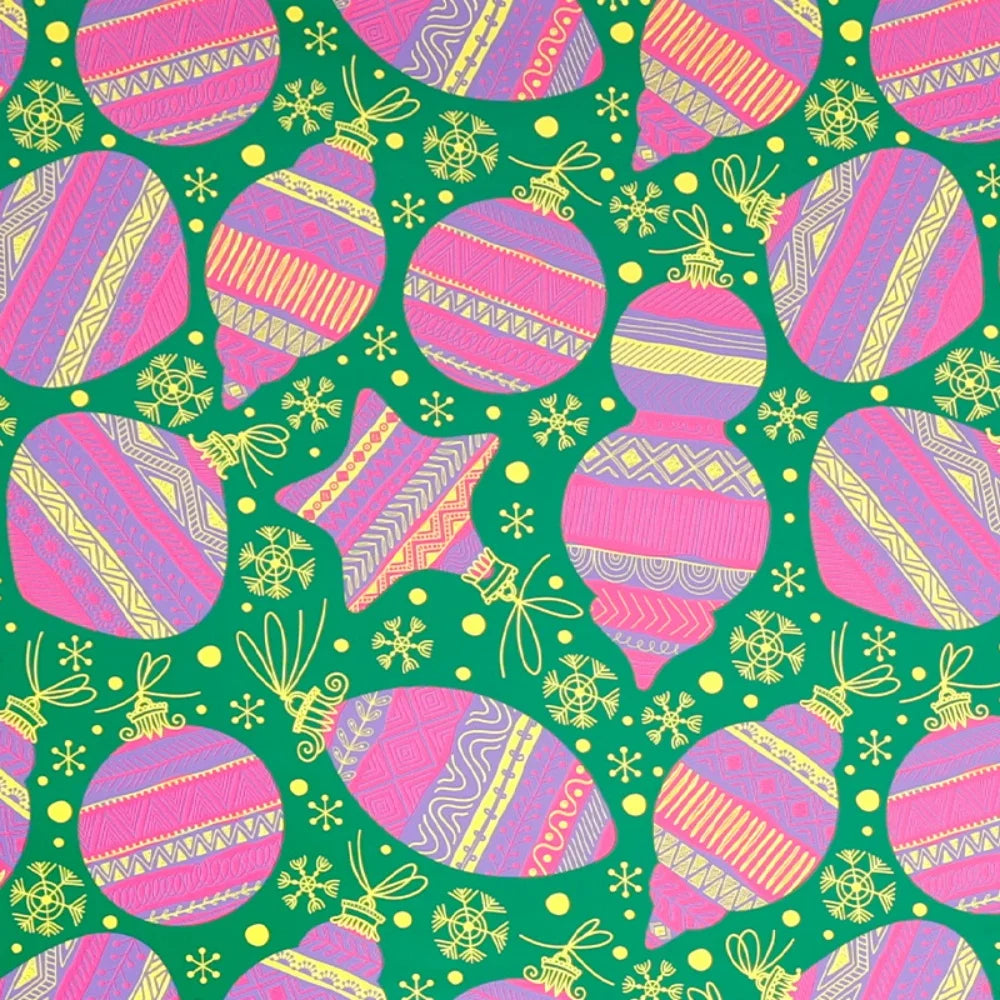 Christmas Kraft Wrapping Paper – Xmas Tree & Santa Design