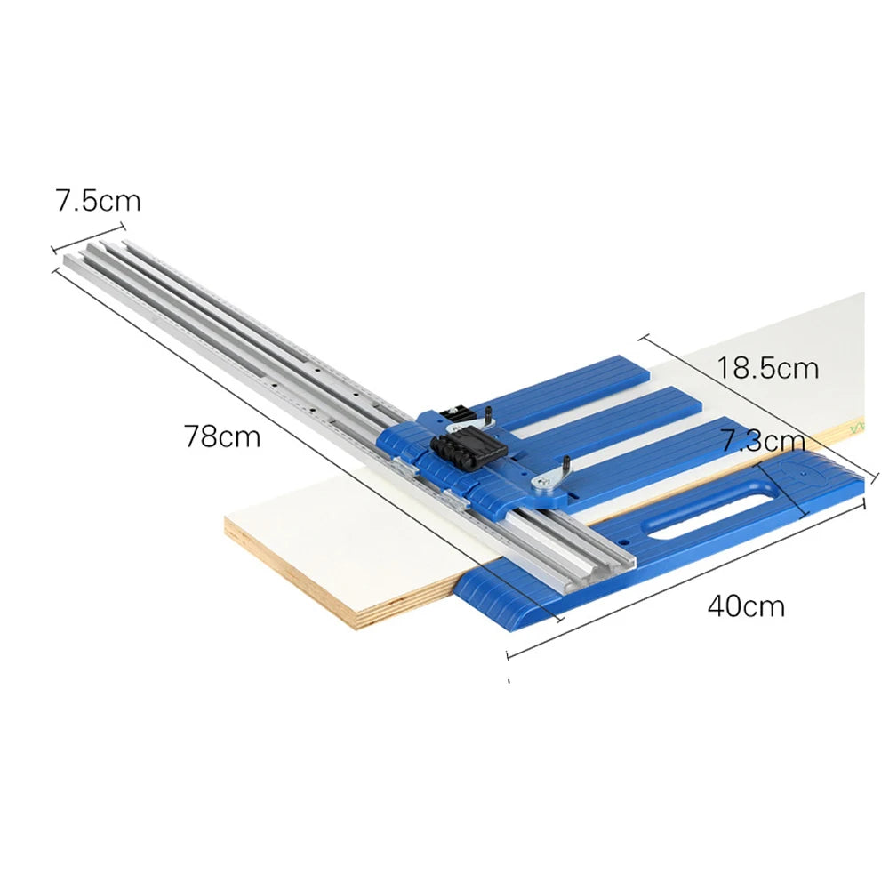 Aluminum Circular Saw Guide Rail 0–65cm | Precision Cutting