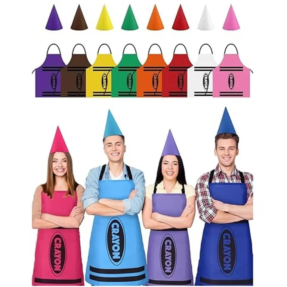 Crayon Costume Apron & Hat Set – Halloween & Book Day