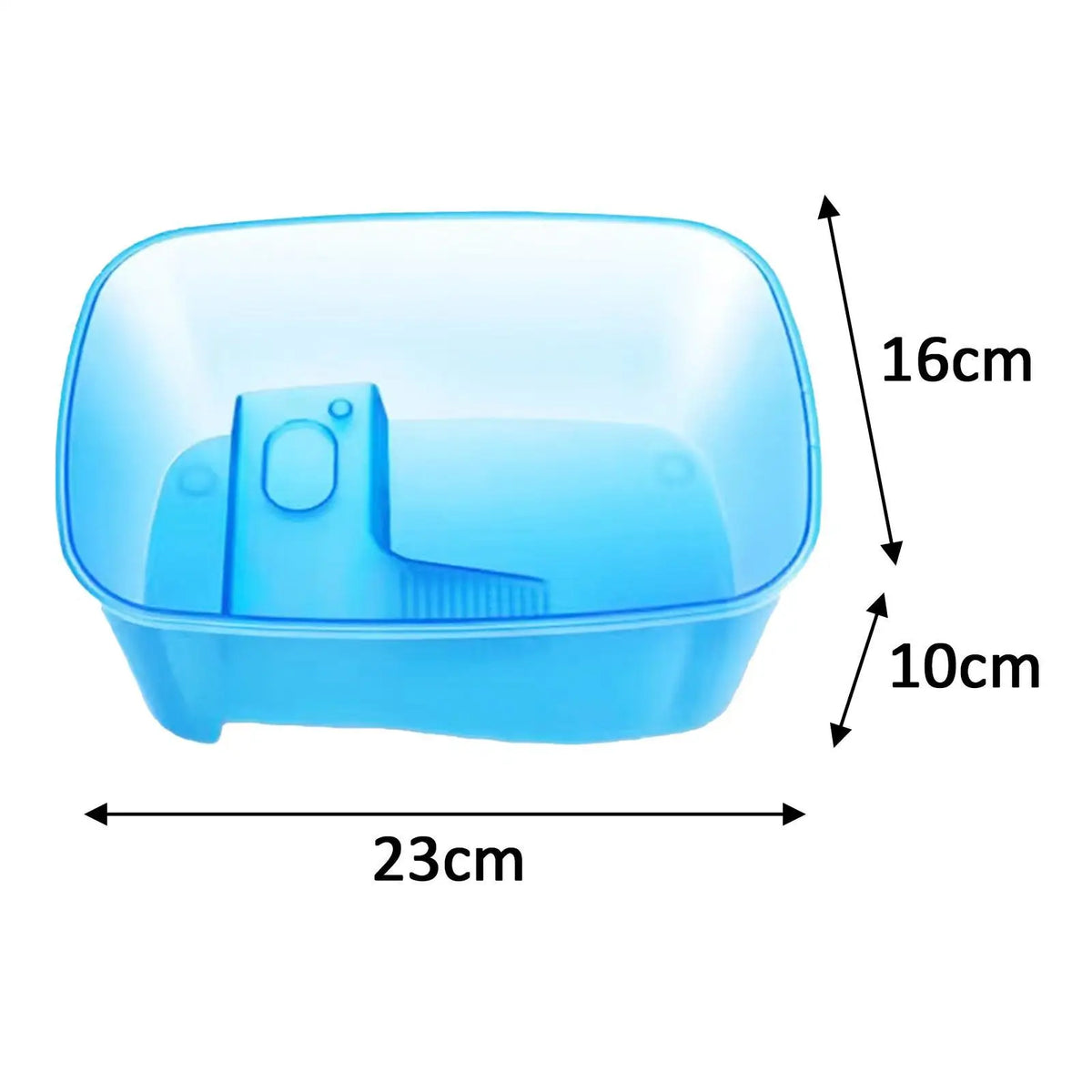 Turtle Tank with Basking Ramp & Feeding Box | S, M, L