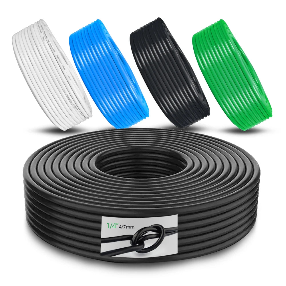 Micro Drip Irrigation PVC Hose 4mm – 5–50m Garden Watering