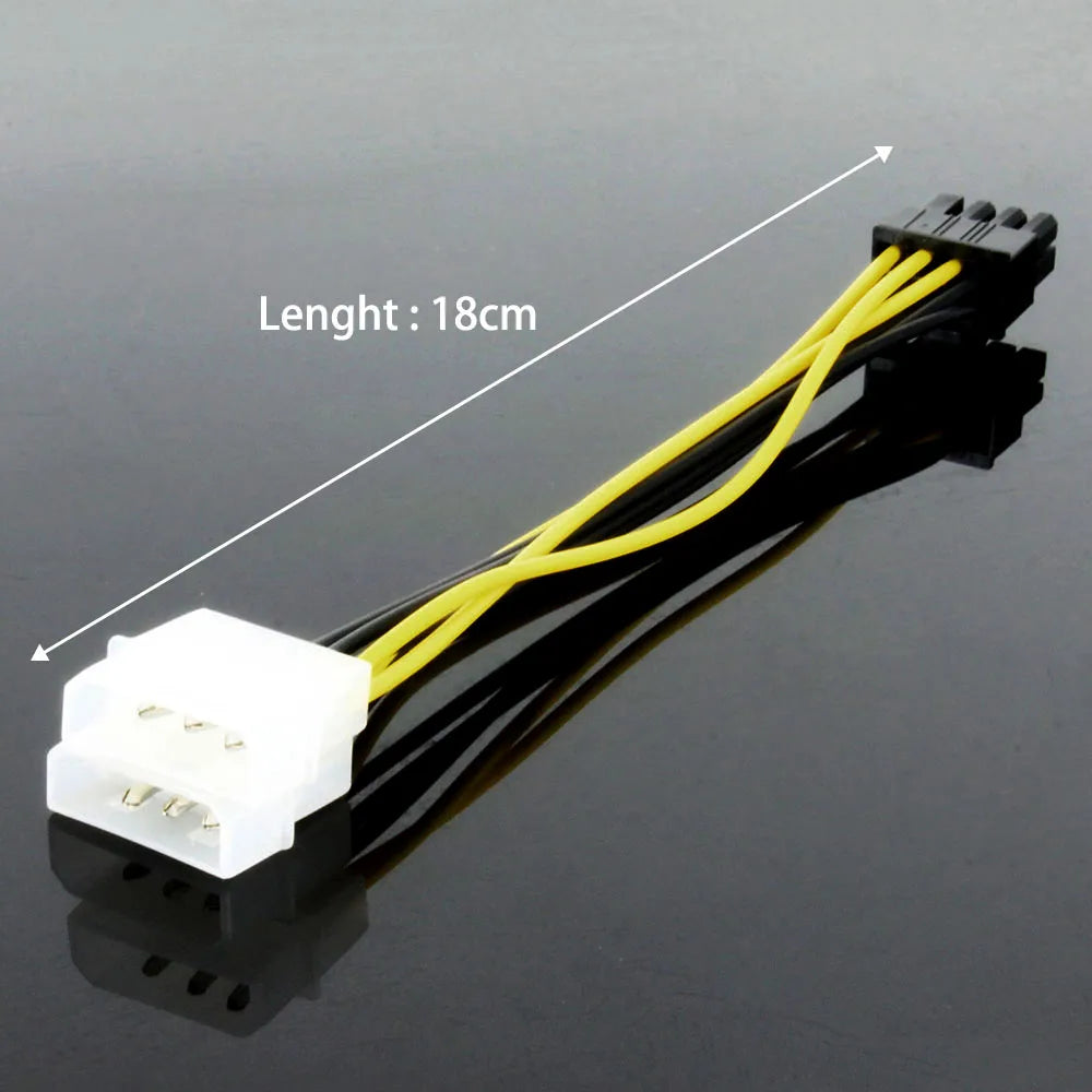 8-Pin to Dual 4-Pin PCIe Graphics Card Power Cable | OULLX