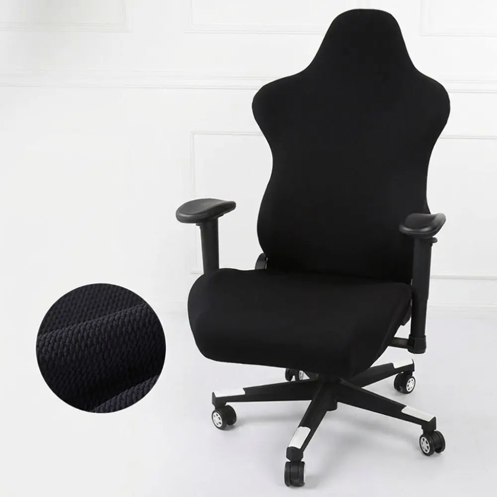 Stretch Fit Gaming Chair Cover – Embossed Polyester Slipcover