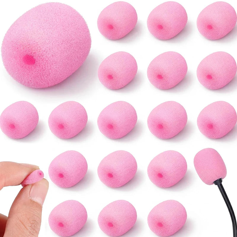 Foam Microphone Windscreen Covers S/L 12-Pack | Lapel Mic
