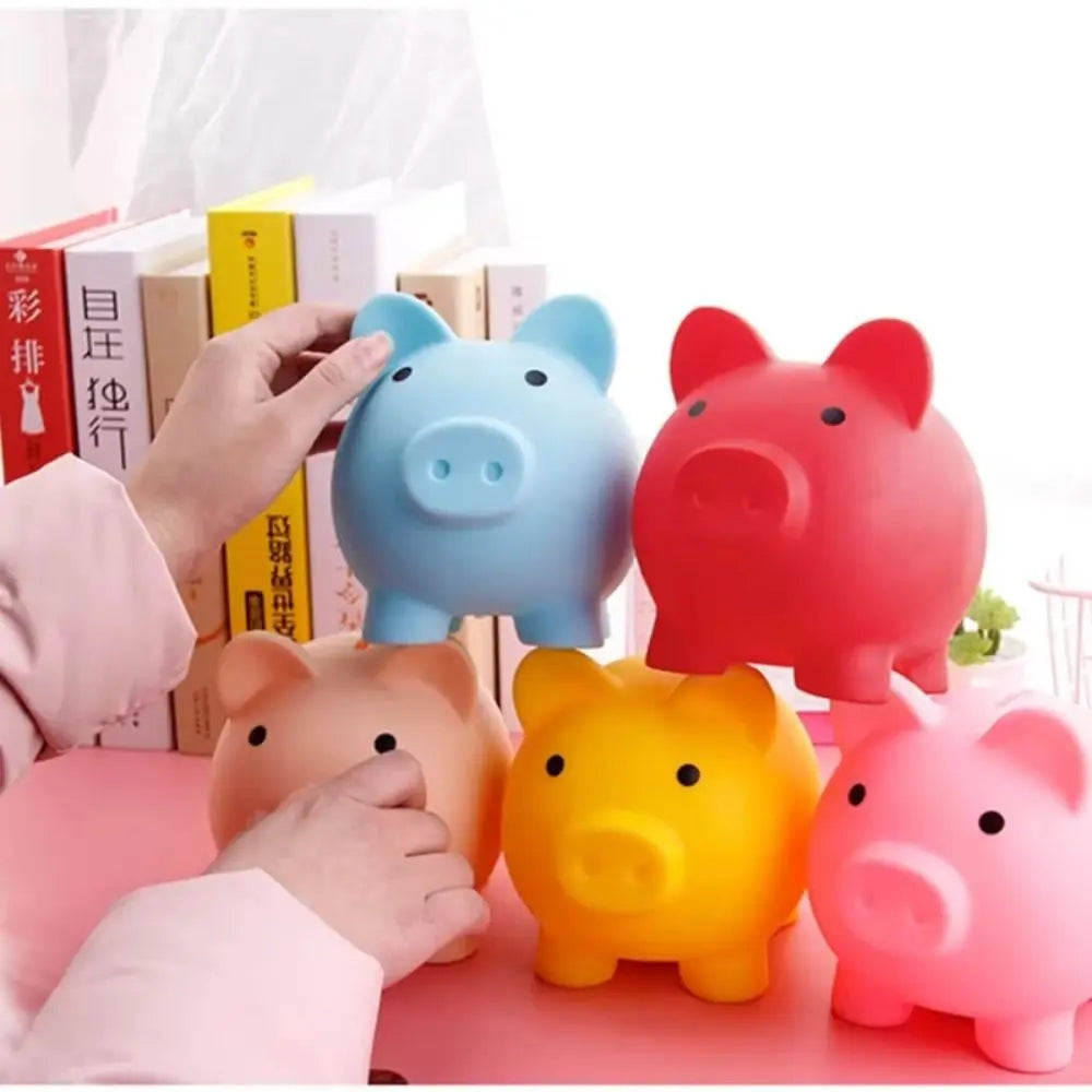 Pig Shape Piggy Bank with Savings Goals Counter | Reusable