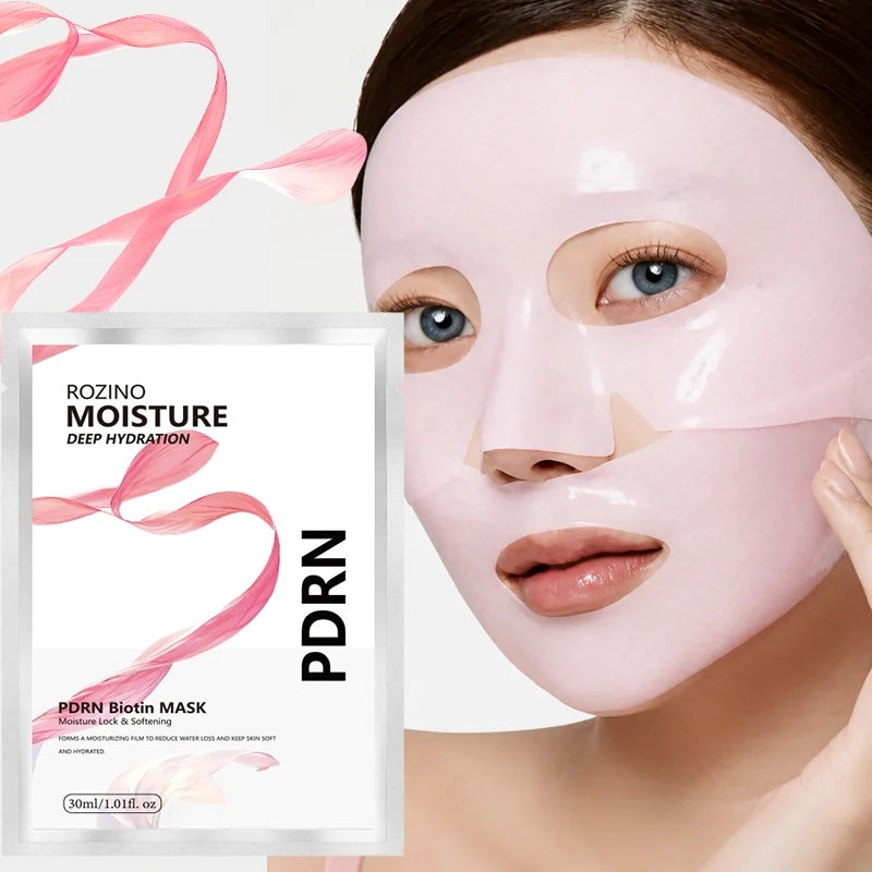 ROZINO PDRN Biotin Hydrating Face Mask – Moisturizing & Firming