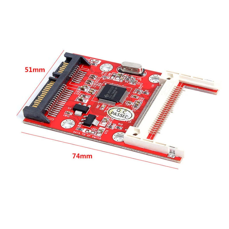 CF to SATA Adapter – Compact Flash Type I/II to 2.5" Converter