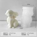3D Smile Rabbit Silicone Mold – Candle Soap Resin DIY Craft